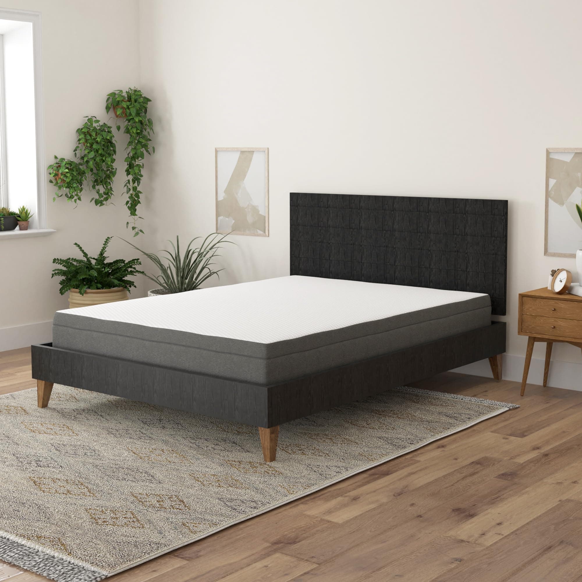 Premium Memory Foam Mattress with Edge Support and Air Grid - Twin Size