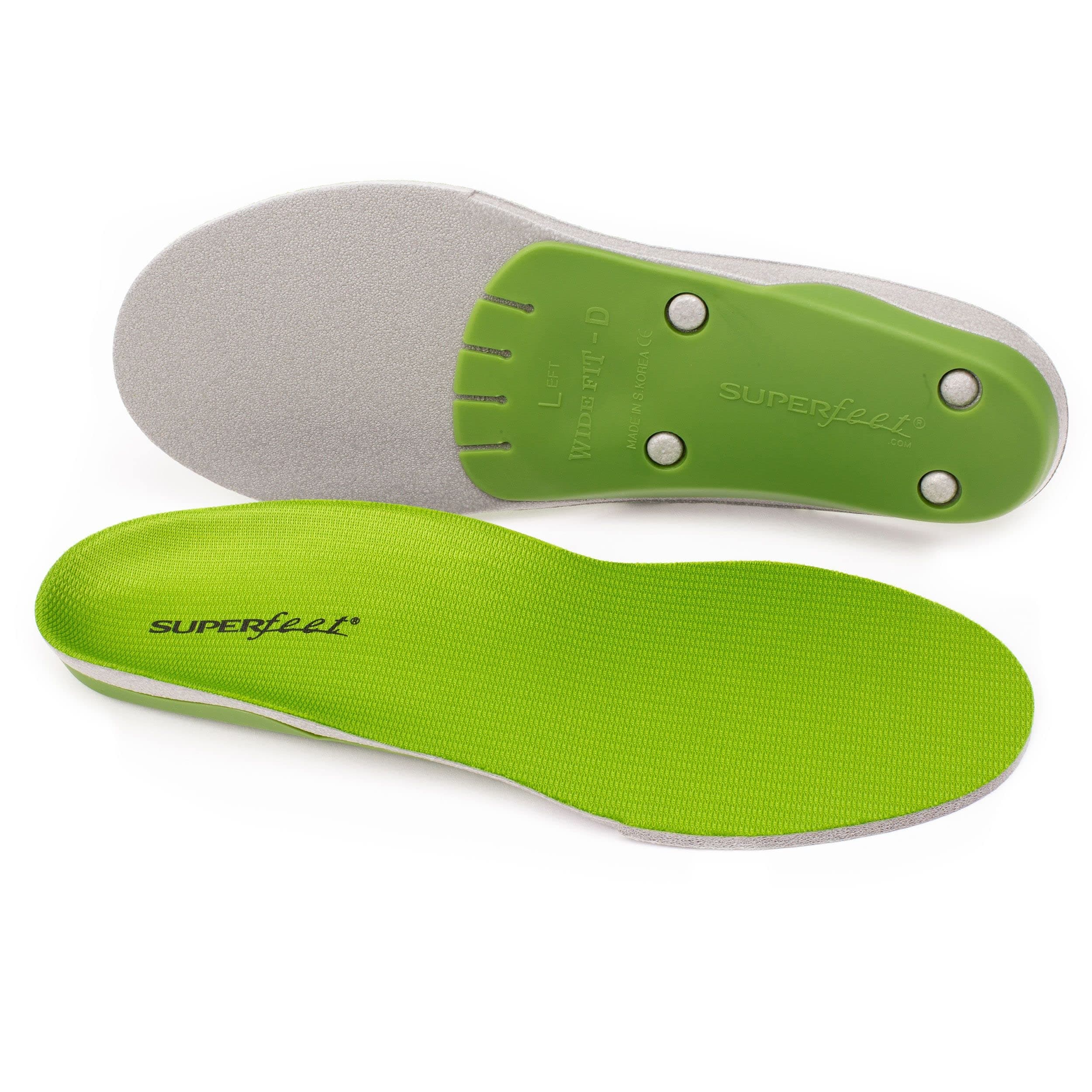 Superfeet Wide-Fit Support Insoles - Trim-to-Fit Arch Support Inserts