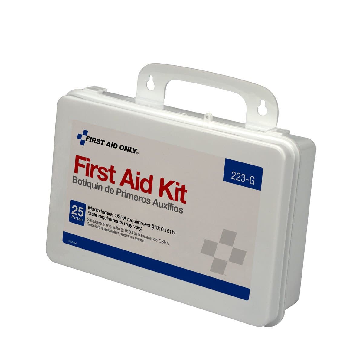 25-Person Emergency First Aid Kit for Office, Home, Construction with Gasket, 107 Pieces