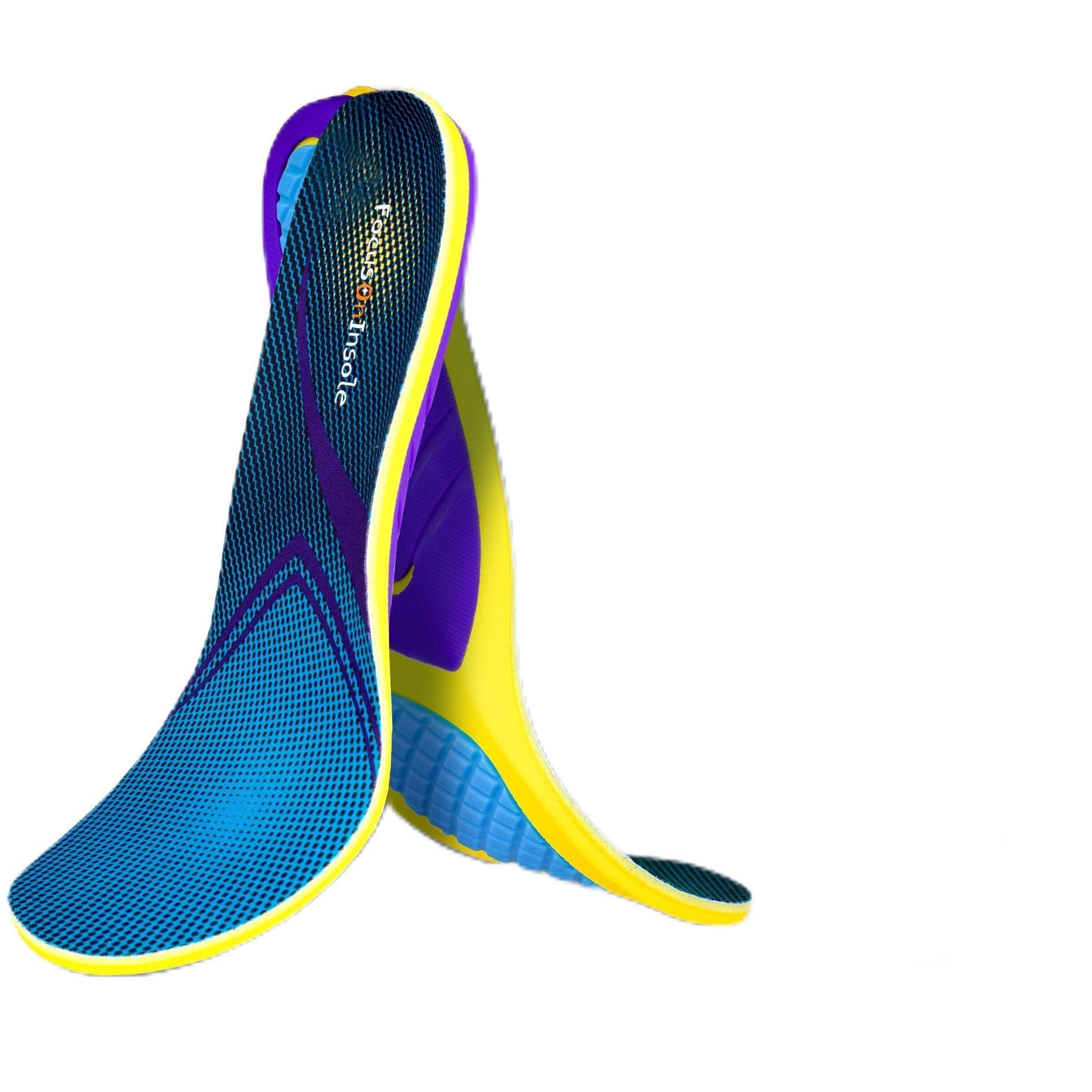 RooRuns High Arch Support Insoles for Flat Feet Pain Relief