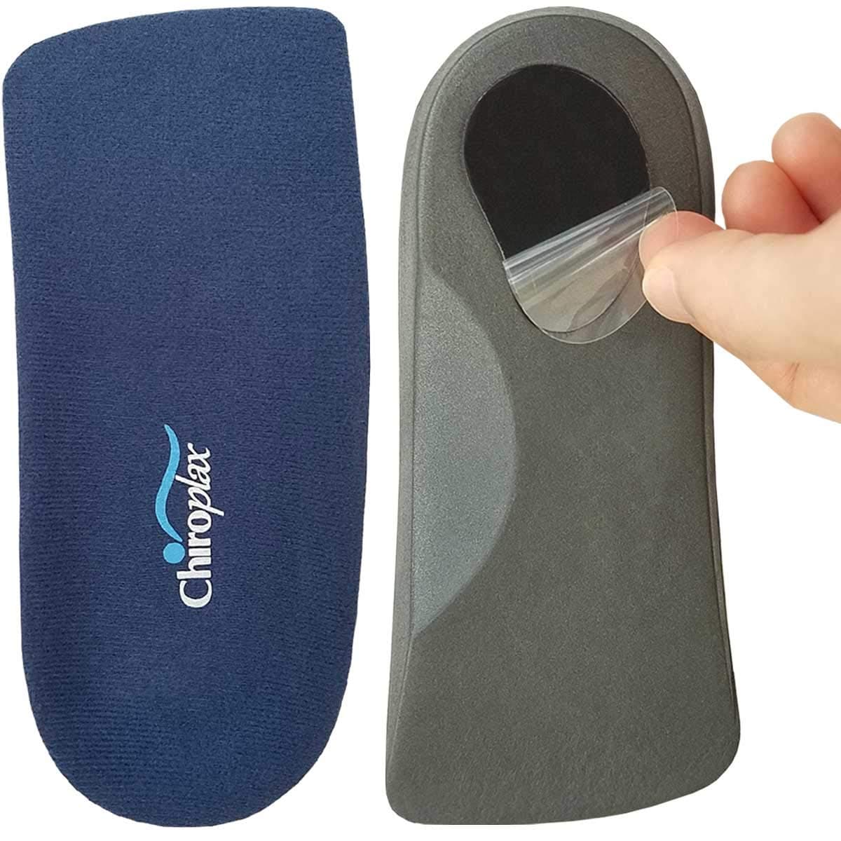 Chiroplax 3/4 Length Orthotic Insoles for Flat Feet and Over-Pronation